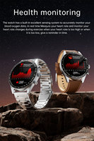 Montre connectée Android étanche SK33 PRO avec écran AMOLED de 1,62 pouces, suivi d'activité physique, surveillance du sommeil, chronographe, alarme, réponse aux appels