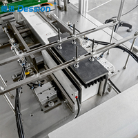 Machine d'emballage automatique en cellophane thermique avec ouverture latérale pour boîte en carton, machine d'emballage en film cellophane 3D