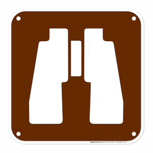 Panneau métallique pour <span class=keywords><strong>camping</strong></span> <span class=keywords><strong>de</strong></span> observation <span class=keywords><strong>de</strong></span> <span class=keywords><strong>la</strong></span> faune, sérigraphié, laminé, en aluminium inoxydable, marron et blanc - Product Image 5