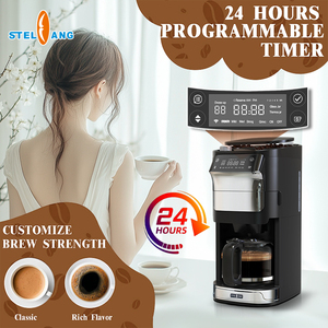 <span class=keywords><strong>Cafetera</strong></span> Inteligente para Oficina con Molienda Automática, Pantalla y Función de Molienda de Granos - Product Image 3