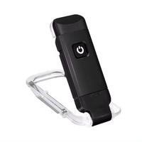 Luz de libro recargable por USB LED ultraligera 200mAh batería integrada silicona Clip ajustable en luz de libro