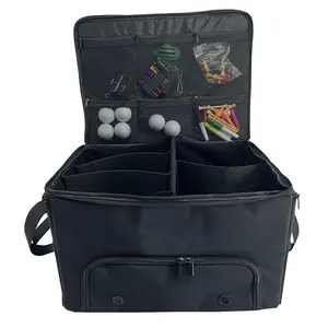 Sacs de rangement de coffre de Golf, usine OEM, organisateur de casier de voiture de Golf pour balles, grands cadeaux de Golf pour hommes