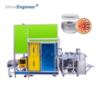 Plateaux alimentaires en aluminium pour plats à emporter, de conception récente, 8,5 tonnes, haute efficacité, mécaniques, pneumatiques, CNC, automatiques