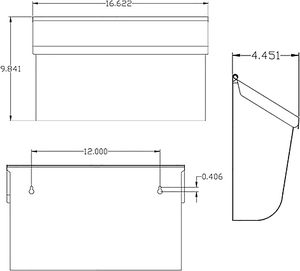 Convenient and Durable Wall Mount Mailbox for <strong>Outside</strong> Steel Wall-Mount Mailbox Rust-Proof Metal <strong>Post</strong> <strong>Box</strong> - Product Image 5