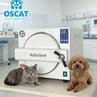 Stérilisateur à vapeur de table OSCAT approuvé pour équipement vétérinaire, stérilisateur portable, autoclave