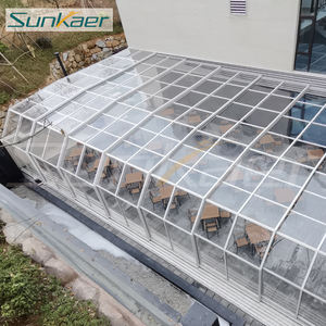 Venta caliente 10 años de garantía Sin mantenimiento retráctil al aire libre sol gazebo sunroom patio recinto terraza cubierta techo Curvo - Product Image 3