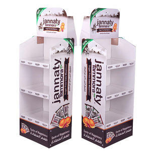 Expositor de Cartón Corrugado y Silicona Resistente para Promoción de Snacks en Centros Comerciales, Apilable, para Uso en Cosméticos y Otros Productos - Product Image 2