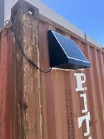 Kipas Exhaust Aksial Tenaga Surya 14 Inci 65W untuk Kontainer Pengiriman, Rumah Mungil, Kabin Portabel Off Grid, Ventilasi Lokasi Terpencil