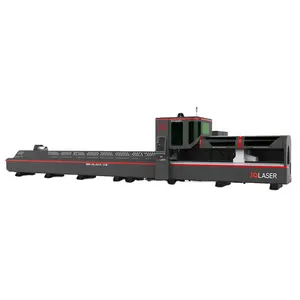 JQ LASER FLT-6020ET Drei Spannfutter Zero Tailing Faserlaser schneide maschine Hochgeschwindigkeits-Metallrohr schneide maschine Rohrs ch neider