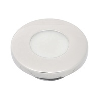Plafonnier LED 2 "avec anneau de finition SS Plafonnier intérieur à LED pour bateau, camion et caravane.