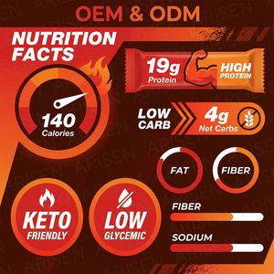 OEM Vente chaude Chips protéinés nutritives, collation protéinée, saveur barbecue au chili, faible teneur en matières grasses, riche en protéines, sain, croustillant, friandise diététique - Product Image 4