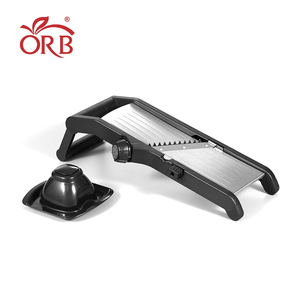 <span class=keywords><strong>Mandoline</strong></span> de <span class=keywords><strong>cuisine</strong></span> manuelle ORB en acier inoxydable réglable, coupe-légumes multifonctionnel pour usage quotidien - Product Image 6