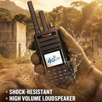 Maycall Talkie-walkie double mode 4G 5000 km, étanche IP-68, POC pour Radio RealPTT GlobalPTT, batterie USB-C, chargement USB, UHF/VHF