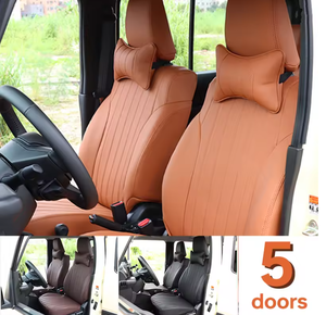 Custom Set completo di lusso Sport in pelle coprisedile <span class=keywords><strong>auto</strong></span> per <span class=keywords><strong>Suzuki</strong></span> Jimny JB64 JB74 materiale accessori per <span class=keywords><strong>auto</strong></span> - Product Image 5