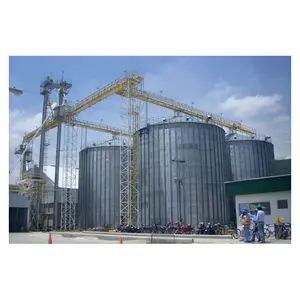 275 450 600g/m2 Silo di rivestimento grano grano soia fondo piatto silo