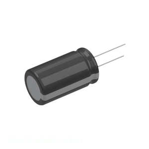 Distribuidor Autorizado 25YXS220MEFC6.3X11 Condensador de Aluminio 220uF 20% 25V Radial TH 220 uF de Orificio Pasante - Product Image 1