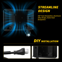 Phares LED 15 LED carrés de 5 pouces blancs pour Jeep, camion, pick-up, tout-terrain, éclairage de travail auxiliaire, lampe H4, kit de mise à niveau des phares de voiture