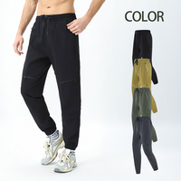 Pantalon de randonnée léger et résistant à l'eau pour homme, 90 % nylon, 10 % élasthanne, extensible, cargo tactique, jogging, trekking en plein air