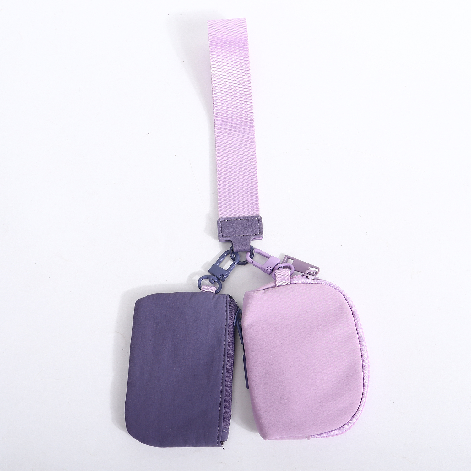 #3 púrpura claro y púrpura más oscuro