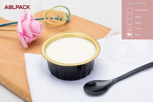 ABL AP050B 50ml อลูมิเนียมฟอยล์บรรจุขนมหวานสําหรับขนมไหว้พระจันทร์บราวนี่ <span class=keywords><strong>Panna</strong></span> <span class=keywords><strong>Cotta</strong></span> - Product Image 4