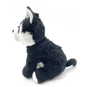 Realistico Oem peluche adorabile e gigante di lino gonfiabile divertente grigio personalizzato nero peluche in piedi Arctic Amigurumi Wolf - Product Image 1