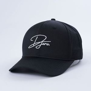 Gorras de Béisbol de Alta Calidad en Color Negro, Personalizables con Logotipo e Impresión en la Cinta Interior, Diseño de 6 Paneles con Logotipo Bordado - Product Image 1