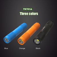 Lampe torche LED de poche Tank007 TK701A, mini source de lumière multifonctionnelle, pratique pour l'extérieur, porte-clés EDC, en alliage d'aluminium