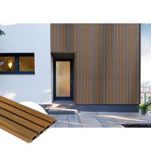 Fireproof Outdoor WPC Wall Cladding Home Decoration Materials Wood Plastic Composite Siding