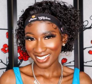 شعر مستعار مصمم مرن رقيق رياضي للنساء حواف عقال مع قبضة - Product Image 6