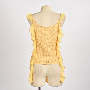 Tops sin Mangas de Tejido Holgado de la Mejor Calidad, Venta Directa de Fábrica ODM, Transpirables para Mujer - Product Image 3