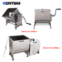 Broyeur à viande électrique industriel de haute qualité Heavybao, acier inoxydable, machine à hacher la viande commerciale, capacité de 255-300 kg/h