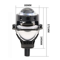 HADUDU 2025 NOUVEAU P10 Super Lumineux 65W 12V 3.0 pouces Projecteur Bi-LED pour Phares de Voiture Systèmes d'Éclairage Automobile Universel