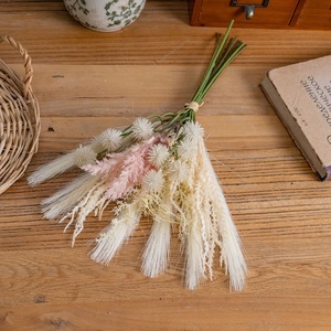 CallaFloral <b>Artificial</b> Dandelion Reed <b>Bouquet</b> Plastic Woven Fabric Home Decoration Wedding Props CF01322B - Product Image 3