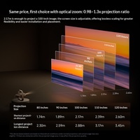 Projecteur laser Android XGIMI Z9X 4K édition haut de gamme, compatible 3D, zoom optique pour home cinéma, utilisation ultra-HD pour chambre/salon