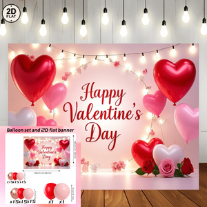 Nuovo Kit Arco di Palloncini in Lattice a Forma di Cuore Rosso e Rosa da 93 Pezzi, Decorazioni per San Valentino, Anniversari di Matrimonio e Feste - Product Image 3