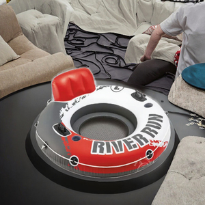 KLAND Bouée de rivière gonflable en PVC et tapis flottant pour adultes, capacité 100-500 kg, <5 passagers, pour la natation - Utilisation extérieure personnalisable - Product Image 3