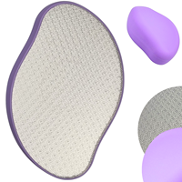 Râpe à Pieds Professionnelle Portable en Verre Nano pour Cuticules, Ponceuse à Talons, Pierre de Pédicure, Outil Anti-Callosités