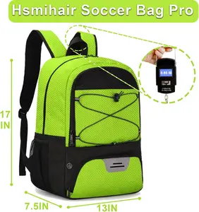 Soccer Bag Backpack Football Volleyball Handball Sports Bag With Shoes Storage Ball Holder