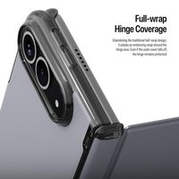 Étui de téléphone en cuir de luxe pliable antichoc avec porte-cartes pour iPhone 18 Duo avec protection de la charnière pour iPhone 18 Duo