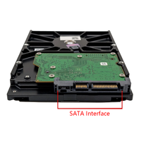 Disque SATA 3.5 500DM002 500 Go BarraCuda pour PC de bureau, stockage de bureau, d'occasion, grade A, testé, 100 % en état, 7200 tr/min