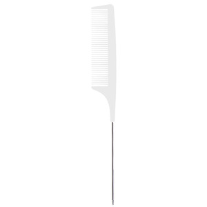 Peine de plástico con punta puntiaguda, herramienta profesional grande para peinar el cabello, para uso doméstico, negro, amarillo, morado, rosa, blanco - Product Image 2