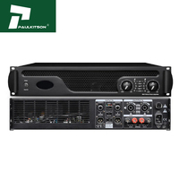 Amplificateur de puissance audio professionnel Paulkitson X7000 2x1000W Classe TD Fonctionne avec une impédance de 8 ohms et 4 ohms Équipement sonore