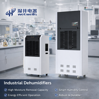 Déshumidificateur industriel WETWELLS 90L/D, compresseur électrique 220V, neuf pour la maison, le sous-sol, MCH-790B