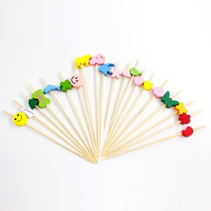 2023 J & M Khác Nhau Cocktail Trang Trí Thực Phẩm Chọn Tre Thủ Công Mỹ Nghệ Các Loại Đính Cườm Thực Phẩm Chọn Cho Thịt Nướng Đảng Prom - Product Image 6