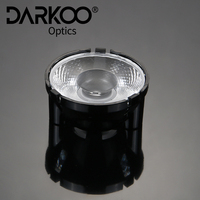 Venta caliente Componentes de iluminación 10 12 15 18 Grados haz estrecho COB enfoque LED lente Cob Led Downlight Lens