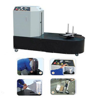 Machine à emballer les bagages pour aéroports machine d'emballage extensible en plastique machines d'emballage intelligentes pour aéroports