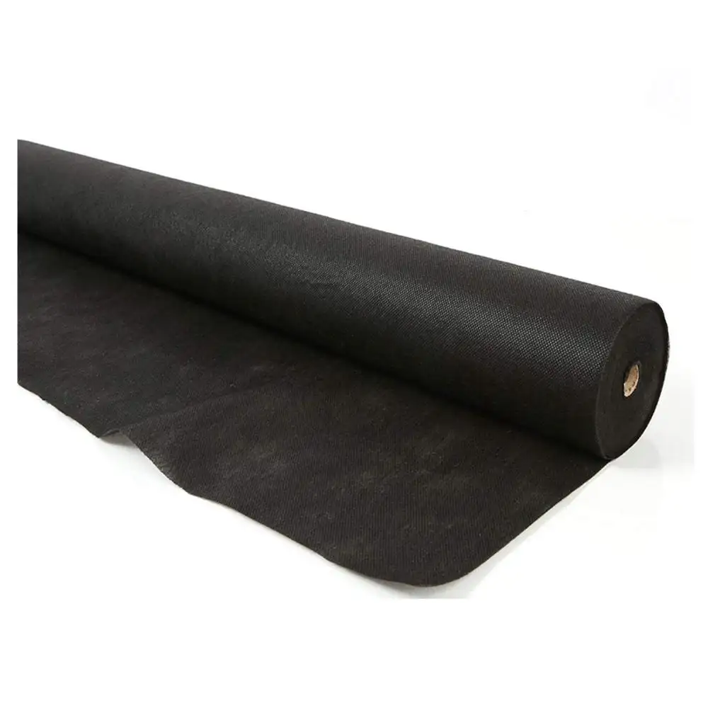 Tapis en tissu Non tissé pour contre les mauvaises herbes, 10m-500m, noir/blanc, or, 0.5- 6m, dessin, sur mesure, gratuit