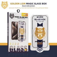 Protection d'écran en verre trempé HD avec calibrage automatique, anti-ESD, installation facile, sans poussière pour iPhone 17 Pro Max 16 Pro