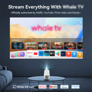 Proyector X3 certificado JUNUO Whale <span class=keywords><strong>TV</strong></span> X3AA oficial <span class=keywords><strong>Net</strong></span>-flix 200 Ansi Auto Focus portátil 1080P LCD proyector de cine en casa - Product Image 2