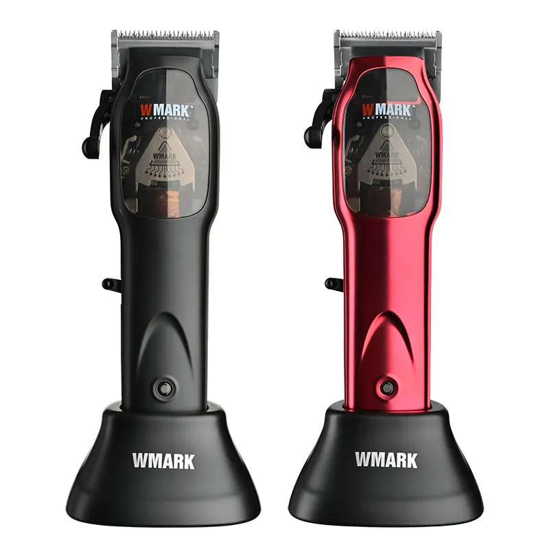 WMARK NG-9002 RTS 9000RPM Super moteur barbier électrique sans fil pour hommes, tondeuse à cheveux Rechargeable pour Salon